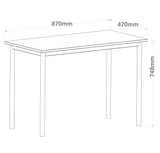 Birou Viva, Negru, 87x47x78 cm