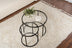 Măsuță de cafea Black-Transparent-60-42, Negru, 60x60x43 cm, SKU 706CLN1194, imagine 4