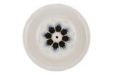 Serviciu de masă 24 bucăți NCHR24Y289014, Alb - Negru - Gri, 25x25x2 cm