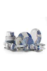 Serviciu de masă 28 bucăți ZG28Y160010477, Multicolor, 27x27x2 cm
