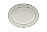Serviciu de masă 68 bucăți BNKL68YT43010555, Turcoaz - Gri - Alb, 27x27x2 cm