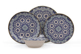 Serviciu de masă 24 bucăți NNTS24Y2891312, Multicolor, 25x25x2 cm