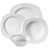 Serviciu de masa, 24 piese, Portelan, Alb, SKU 710KTP1453