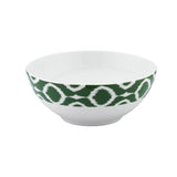 Serviciu de masă 24 bucăți ZG24Y24309133, Alb - Verde - Albastru, 20x20x2 cm