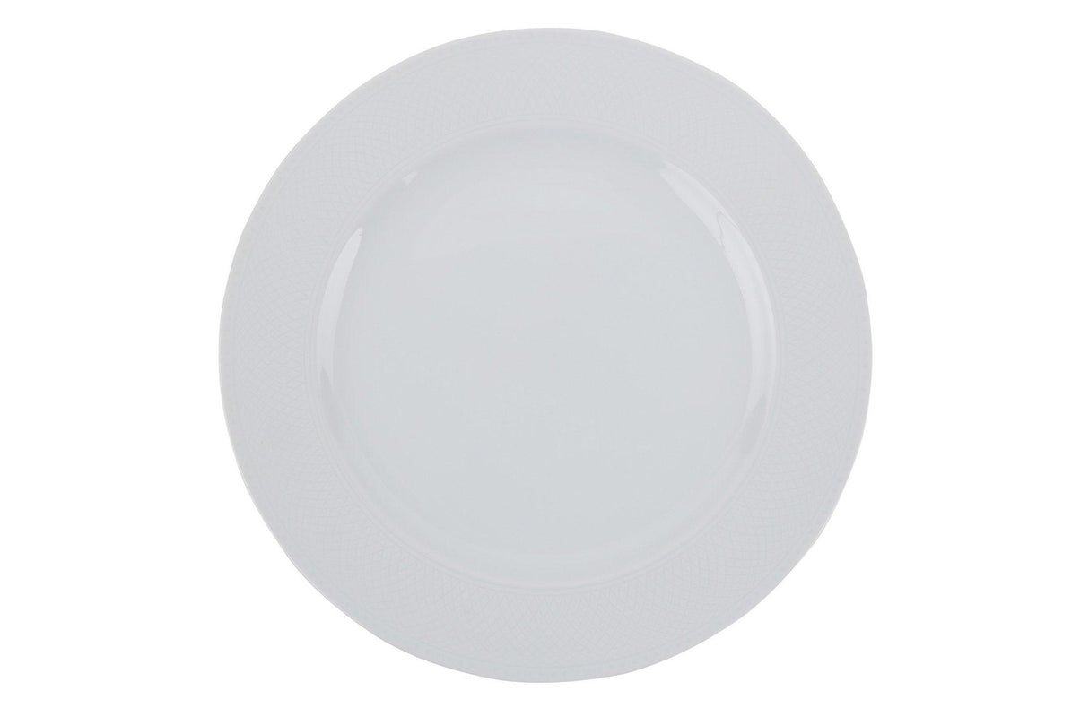 Serviciu de masa, 24 piese, Portelan, Alb