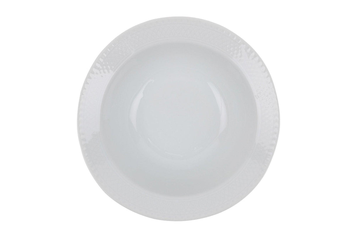 Serviciu de masa, 24 piese, Portelan, Alb