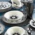 Serviciu de masă 24 bucăți NCHR24Y289014, Alb - Negru - Gri, 25x25x2 cm, SKU 710KTP2725, imagine 1