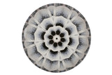 Serviciu de masă 24 bucăți NCHR24Y289014, Alb - Negru - Gri, 25x25x2 cm