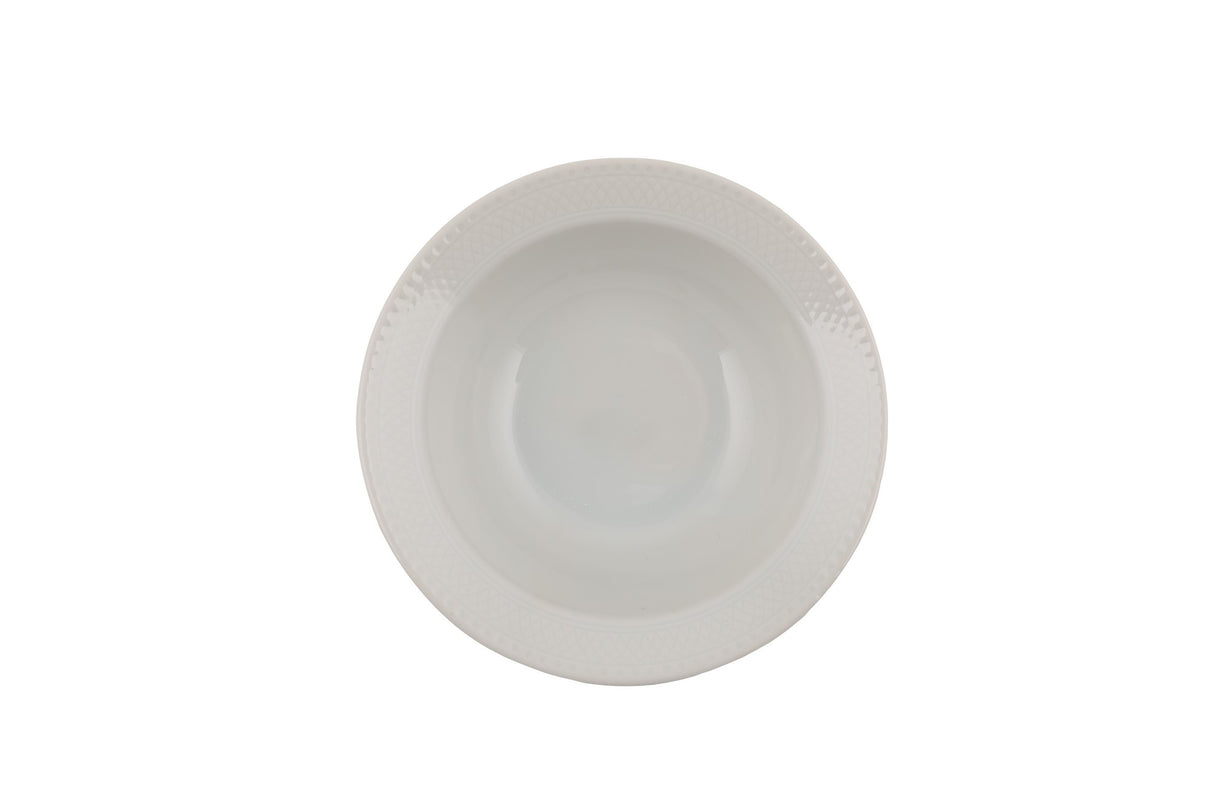 Serviciu de masă 53 bucăți ZUM53YT00, Alb, 25x25x2 cm