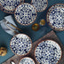 Serviciu de masă 24 bucăți NCHR24Y289071, Alb - Albastru - Maro, 25x25x2 cm, SKU 710KTP2846, imagine 1
