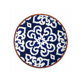 Serviciu de masă 24 bucăți NCHR24Y289071, Alb - Albastru - Maro, 25x25x2 cm
