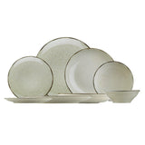 Serviciu de masa, 24 piese, , Portelan, Crem