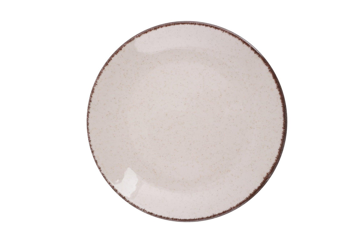 Serviciu de masa, 24 piese, , Portelan, Crem