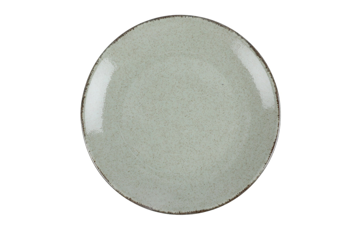 Serviciu de masă 18 bucăți CXEO18Y2730P03, Verde, 25x25x3 cm