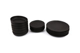 Serviciu de masă 18 bucăți CRT18YS740170, Matte black, 27x27x3 cm