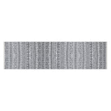 Covor Ar 03, Negru - Alb, 80x300 cm