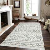Covor Ar 05, Bej - Albastru - Mink, 160x230x1 cm