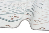 Covor Ar 05, Bej - Albastru - Mink, 160x230x1 cm