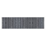 Covor Ar 03, Negru - Alb, 80x300 cm