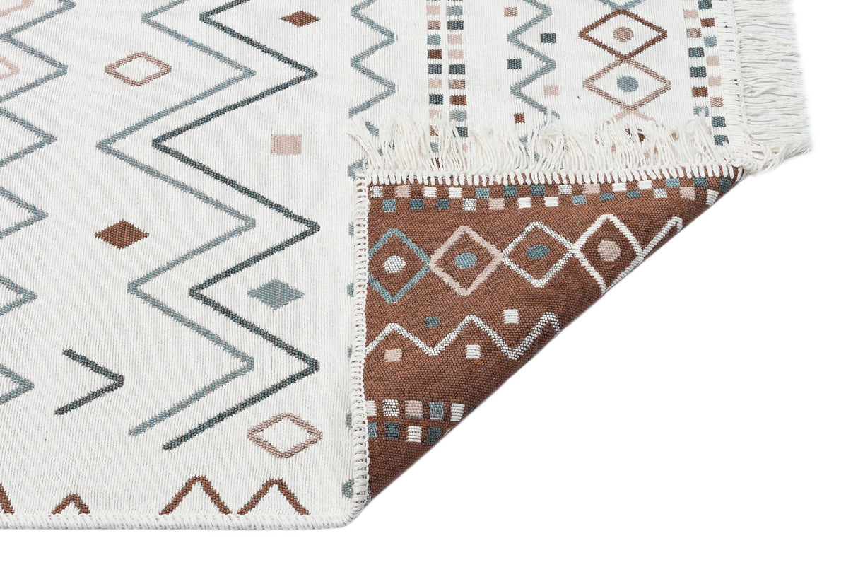 Covor Ar 05, Bej - Albastru - Mink, 160x230x1 cm