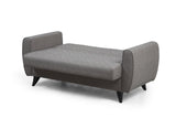 Canapea extensibilă Alkon, 2 locuri, Diverse culori, 158x86x77 cm - Gri deschis | SKU: 730MST1101 | Canapea extensibilă Alkon, 2 locuri, 158x86x77 cm, varianta Gri deschis, produs pentru amenajarea locuinței, disponibil online în România la CasaMob