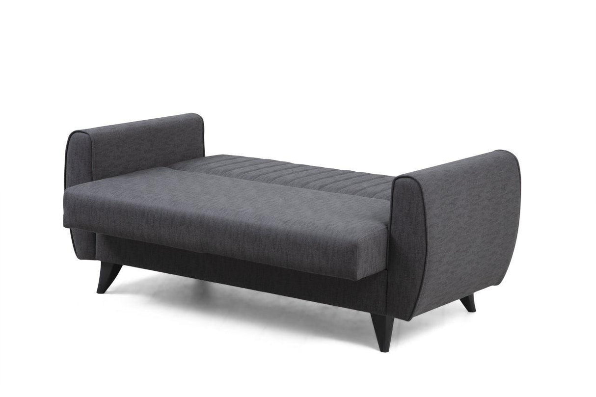 Canapea extensibilă Alkon, 2 locuri, Diverse culori, 158x86x77 cm - Gri deschis | SKU: 730MST1101 | Canapea extensibilă Alkon, 2 locuri, 158x86x77 cm, varianta Gri deschis, produs pentru amenajarea locuinței, disponibil online în România la CasaMob