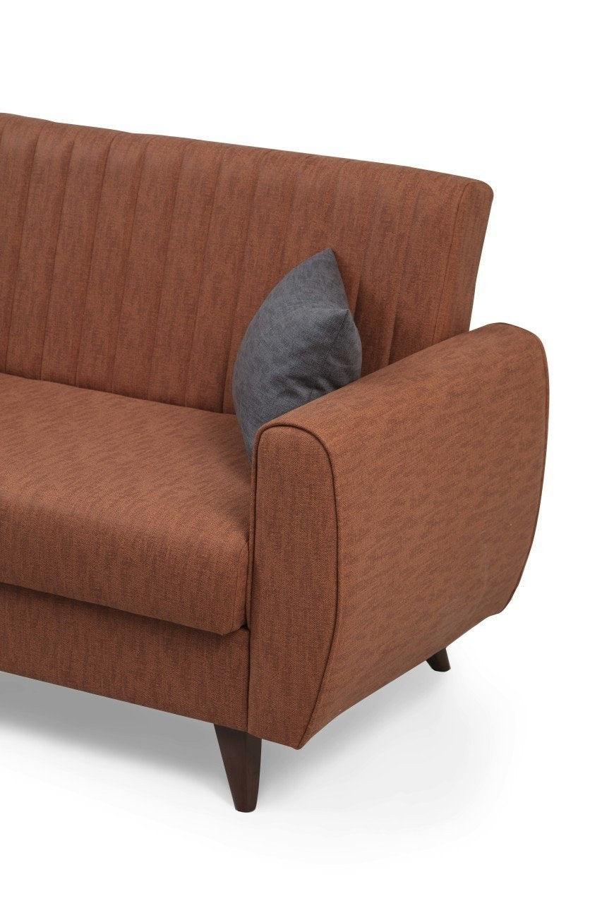 Canapea extensibilă Alkon, 2 locuri, Diverse culori, 158x86x77 cm - Roșu deschis | SKU: 730MST1103 | Canapea extensibilă Alkon, 2 locuri, 158x86x77 cm, varianta Roșu deschis, produs pentru amenajarea locuinței, disponibil online în România la CasaMob
