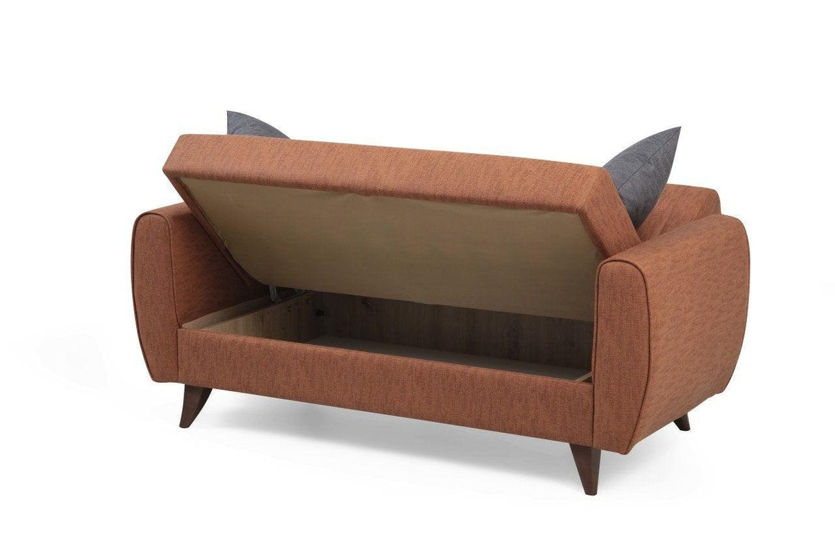 Canapea extensibilă Alkon, 2 locuri, Diverse culori, 158x86x77 cm - Roșu deschis | SKU: 730MST1103 | Canapea extensibilă Alkon, 2 locuri, 158x86x77 cm, varianta Roșu deschis, produs pentru amenajarea locuinței, disponibil online în România la CasaMob