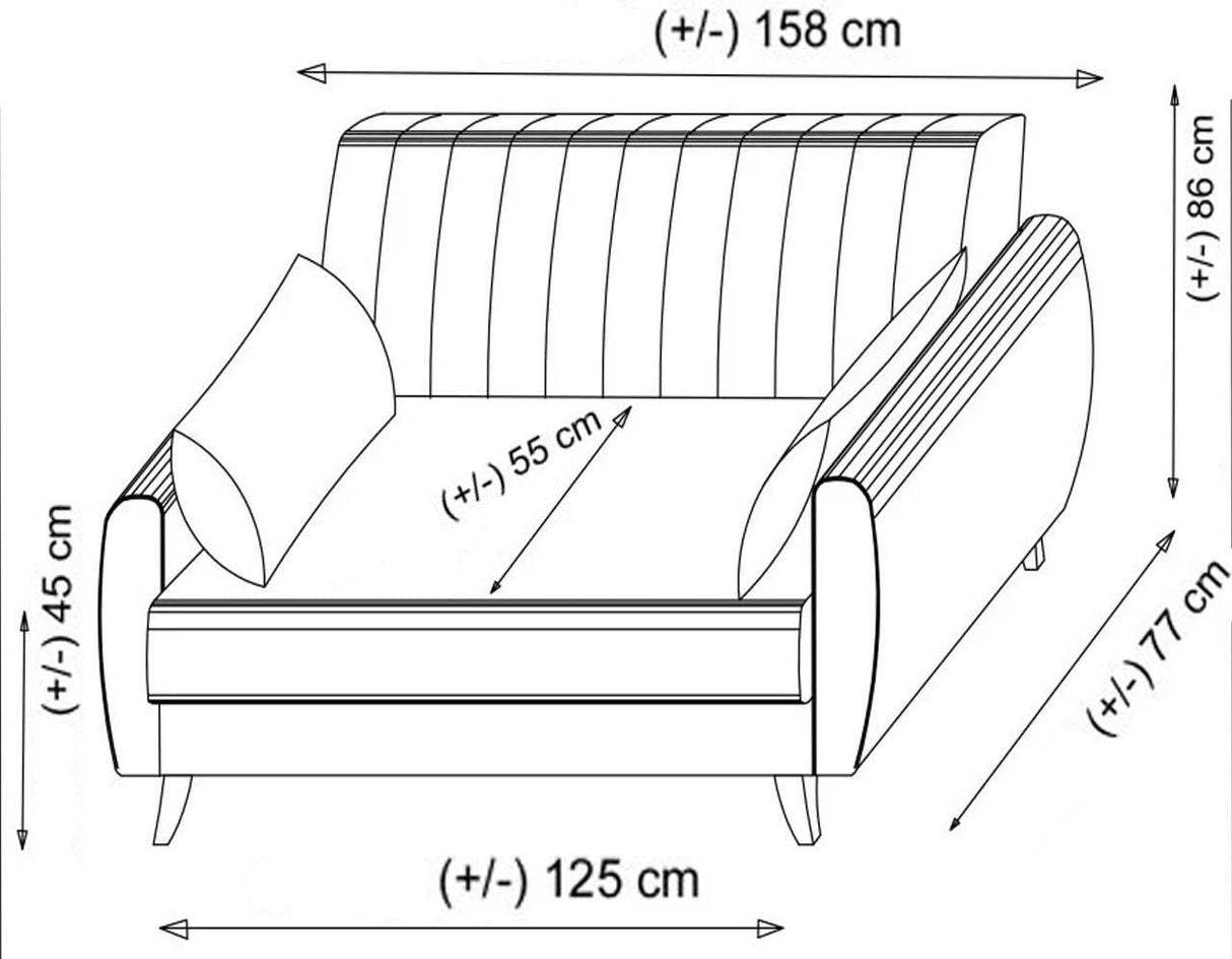 Canapea extensibilă Alkon, 2 locuri, Diverse culori, 158x86x77 cm - Roșu deschis | SKU: 730MST1103 | Canapea extensibilă Alkon, 2 locuri, 158x86x77 cm, varianta Roșu deschis, produs pentru amenajarea locuinței, disponibil online în România la CasaMob