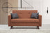 Roșu cărămiziu | SKU: 730MST1107 | Canapea extensibilă Polya, 2 locuri, 151x75x86 cm, varianta Roșu cărămiziu, produs pentru amenajarea locuinței, disponibil online în România la CasaMob