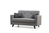 Canapea extensibilă Polya, 2 locuri, Diverse culori, 151x75x86 cm - Roșu cărămiziu | SKU: 730MST1107 | Canapea extensibilă Polya, 2 locuri, 151x75x86 cm, varianta Roșu cărămiziu, produs pentru amenajarea locuinței, disponibil online în România la CasaMob