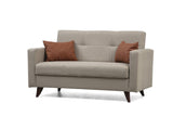 Canapea extensibilă Polya, 2 locuri, Diverse culori, 151x75x86 cm - Roșu cărămiziu | SKU: 730MST1107 | Canapea extensibilă Polya, 2 locuri, 151x75x86 cm, varianta Roșu cărămiziu, produs pentru amenajarea locuinței, disponibil online în România la CasaMob