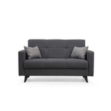 Canapea extensibilă Polya, 2 locuri, Diverse culori, 151x75x86 cm - Gri închis | SKU: 730MST1108 | Canapea extensibilă Polya, 2 locuri, 151x75x86 cm, varianta Gri închis, produs pentru amenajarea locuinței, disponibil online în România la CasaMob