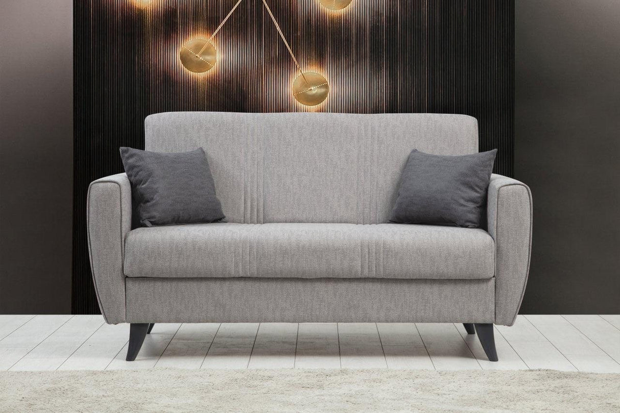 Canapea extensibilă Zaden, 2 locuri, Diverse culori, 153x77x86 cm - Gri deschis | SKU: 730MST1109 | Canapea extensibilă Zaden, 2 locuri, 153x77x86 cm, varianta Gri deschis, produs pentru amenajarea locuinței, disponibil online în România la CasaMob
