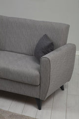Canapea extensibilă Zaden, 2 locuri, Diverse culori, 153x77x86 cm - Gri deschis | SKU: 730MST1109 | Canapea extensibilă Zaden, 2 locuri, 153x77x86 cm, varianta Gri deschis, produs pentru amenajarea locuinței, disponibil online în România la CasaMob