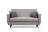 Canapea extensibilă Zaden, 2 locuri, Diverse culori, 153x77x86 cm - Gri deschis | SKU: 730MST1109 | Canapea extensibilă Zaden, 2 locuri, 153x77x86 cm, varianta Gri deschis, produs pentru amenajarea locuinței, disponibil online în România la CasaMob