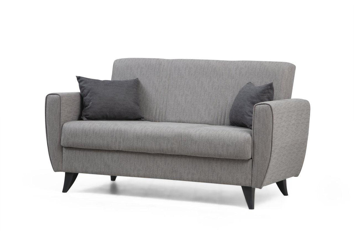 Canapea extensibilă Zaden, 2 locuri, Diverse culori, 153x77x86 cm - Gri deschis | SKU: 730MST1109 | Canapea extensibilă Zaden, 2 locuri, 153x77x86 cm, varianta Gri deschis, produs pentru amenajarea locuinței, disponibil online în România la CasaMob