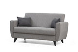 Canapea extensibilă Zaden, 2 locuri, Diverse culori, 153x77x86 cm - Gri deschis | SKU: 730MST1109 | Canapea extensibilă Zaden, 2 locuri, 153x77x86 cm, varianta Gri deschis, produs pentru amenajarea locuinței, disponibil online în România la CasaMob