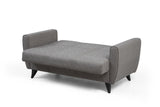 Canapea extensibilă Zaden, 2 locuri, Diverse culori, 153x77x86 cm - Gri deschis | SKU: 730MST1109 | Canapea extensibilă Zaden, 2 locuri, 153x77x86 cm, varianta Gri deschis, produs pentru amenajarea locuinței, disponibil online în România la CasaMob