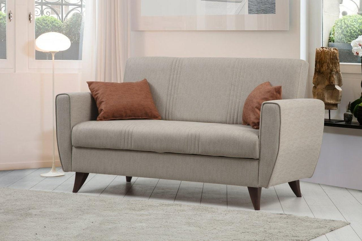 Canapea extensibilă Zaden, 2 locuri, Diverse culori, 153x77x86 cm - Bej | SKU: 730MST1110 | Canapea extensibilă Zaden, 2 locuri, 153x77x86 cm, varianta Bej, produs pentru amenajarea locuinței, disponibil online în România la CasaMob