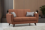 Canapea extensibilă Zaden, 2 locuri, Diverse culori, 153x77x86 cm - Roșu cărămiziu | SKU: 730MST1111 | Canapea extensibilă Zaden, 2 locuri, 153x77x86 cm, varianta Roșu cărămiziu, produs pentru amenajarea locuinței, disponibil online în România la CasaMob