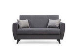 Canapea extensibilă Zaden, 2 locuri, Diverse culori, 153x77x86 cm - Gri închis | SKU: 730MST1112 | Canapea extensibilă Zaden, 2 locuri, 153x77x86 cm, varianta Gri închis, produs pentru amenajarea locuinței, disponibil online în România la CasaMob