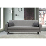 Canapea extensibilă Alkon, 3 locuri, Diverse culori, 214x86x77 cm - Gri deschis | SKU: 730MST1201 | Canapea extensibilă Alkon, 3 locuri, 214x86x77 cm, varianta Gri deschis, produs pentru amenajarea locuinței, disponibil online în România la CasaMob