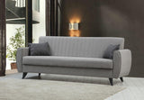Canapea extensibilă Alkon, 3 locuri, Diverse culori, 214x86x77 cm - Gri deschis | SKU: 730MST1201 | Canapea extensibilă Alkon, 3 locuri, 214x86x77 cm, varianta Gri deschis, produs pentru amenajarea locuinței, disponibil online în România la CasaMob