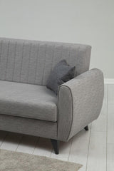 Canapea extensibilă Alkon, 3 locuri, Diverse culori, 214x86x77 cm - Gri deschis | SKU: 730MST1201 | Canapea extensibilă Alkon, 3 locuri, 214x86x77 cm, varianta Gri deschis, produs pentru amenajarea locuinței, disponibil online în România la CasaMob