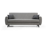 Canapea extensibilă Alkon, 3 locuri, Diverse culori, 214x86x77 cm - Gri deschis | SKU: 730MST1201 | Canapea extensibilă Alkon, 3 locuri, 214x86x77 cm, varianta Gri deschis, produs pentru amenajarea locuinței, disponibil online în România la CasaMob