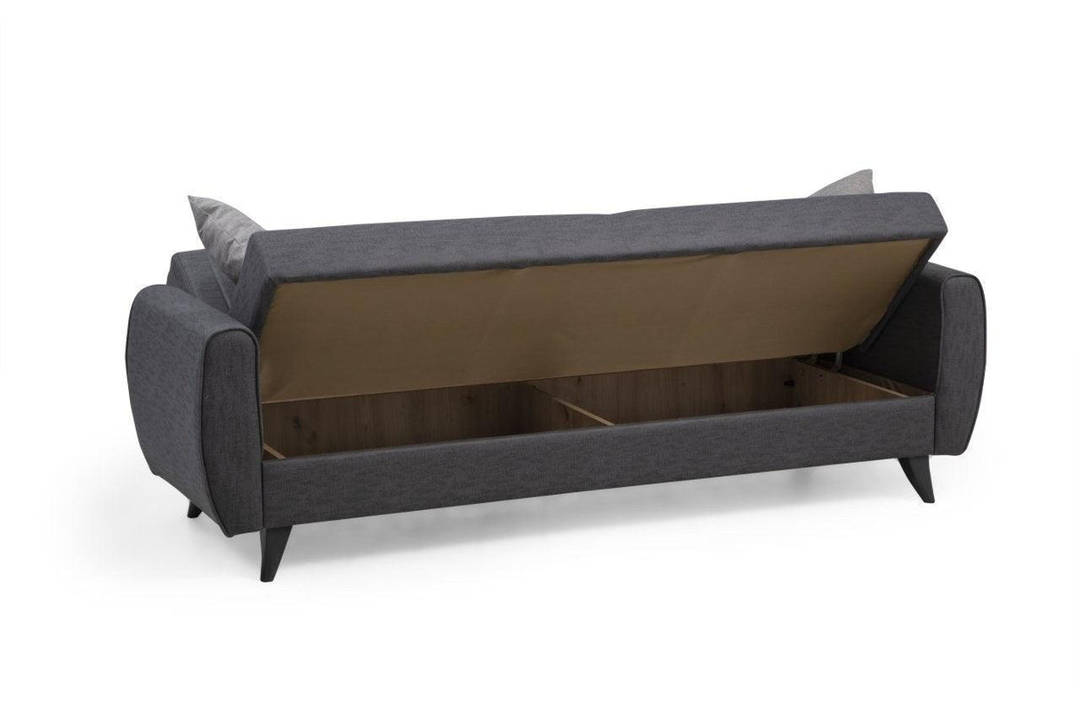 Canapea extensibilă Alkon, 3 locuri, Diverse culori, 214x86x77 cm - Gri deschis | SKU: 730MST1201 | Canapea extensibilă Alkon, 3 locuri, 214x86x77 cm, varianta Gri deschis, produs pentru amenajarea locuinței, disponibil online în România la CasaMob