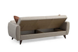 Canapea extensibilă Alkon, 3 locuri, Diverse culori, 214x86x77 cm - Bej | SKU: 730MST1202 | Canapea extensibilă Alkon, 3 locuri, 214x86x77 cm, varianta Bej, produs pentru amenajarea locuinței, disponibil online în România la CasaMob