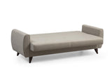 Canapea extensibilă Alkon, 3 locuri, Diverse culori, 214x86x77 cm - Bej | SKU: 730MST1202 | Canapea extensibilă Alkon, 3 locuri, 214x86x77 cm, varianta Bej, produs pentru amenajarea locuinței, disponibil online în România la CasaMob