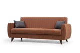 Canapea extensibilă Alkon, 3 locuri, Diverse culori, 214x86x77 cm - Roșu deschis | SKU: 730MST1203 | Canapea extensibilă Alkon, 3 locuri, 214x86x77 cm, varianta Roșu deschis, produs pentru amenajarea locuinței, disponibil online în România la CasaMob